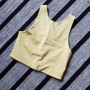 Girlfriend Collective Dylan Bra in Pear